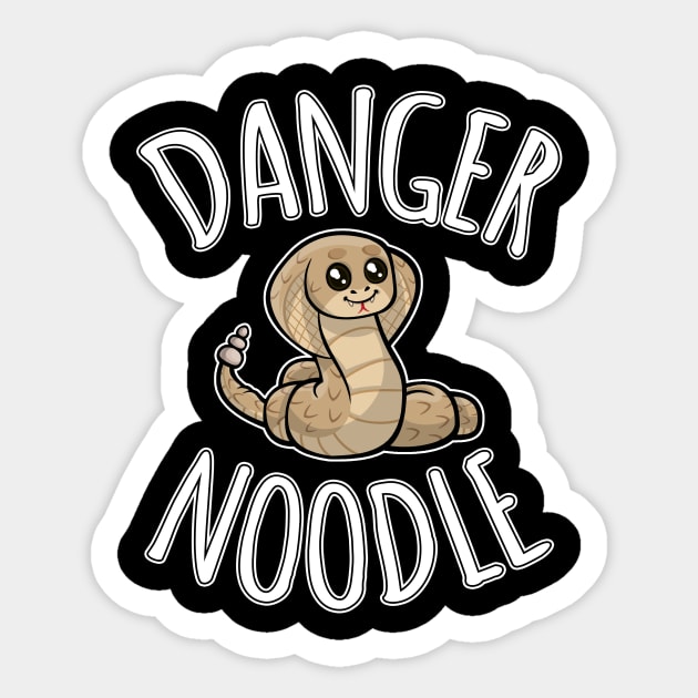 Danger Noodle Sticker by LunaMay